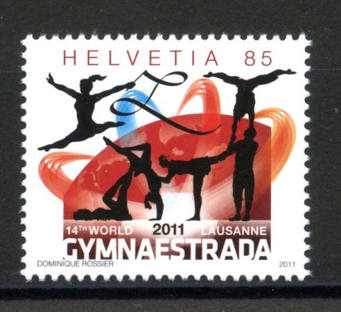 2011 - SVIZZERA - LOTTO/37772 - GYMNAESTRADA - NUOVO