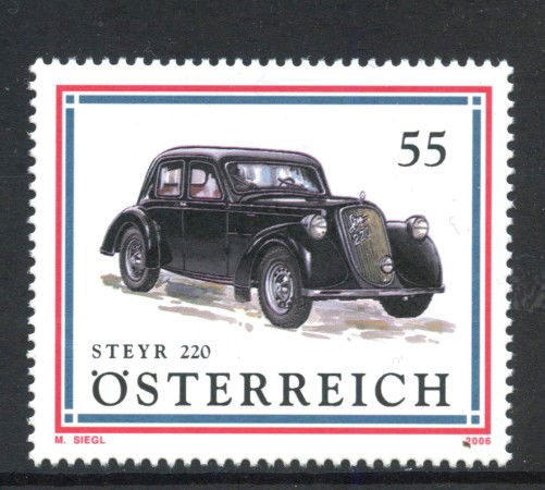 2006 - AUSTRIA - LOTTO/42099 - AUTO D'EPOCA - NUOVO