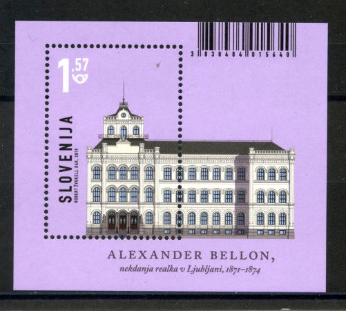 2019 - SLOVENIA - ARCHITETTURA ALEXANDER BELLON  FOGLIETTO - NUOVO - LOTTO/34723