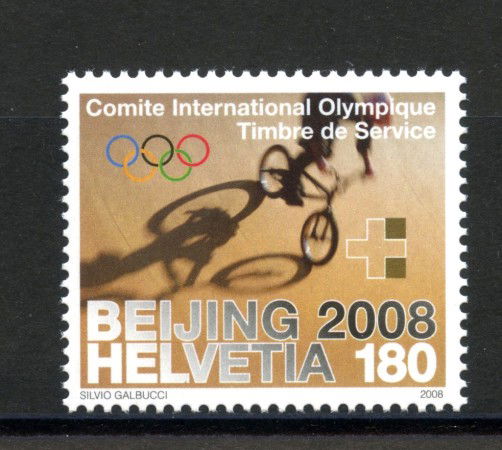 2008 - SVIZZERA - SERVIZIO - BEIJING 2008 - NUOVO - LOTTO/37601
