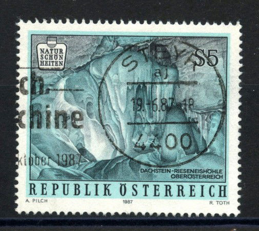 1987 - AUSTRIA - GROTTE DI DACHSTEIN - USATO - LOTTO/39540