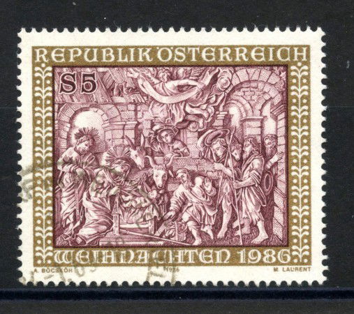 1986 - AUSTRIA - LOTTO/39535 - NATALE  - USATO