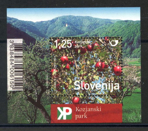 2013 - SLOVENIA - PARCO DI KOZJANSKO  FOGLIETTO - NUOVO - LOTTO/34550
