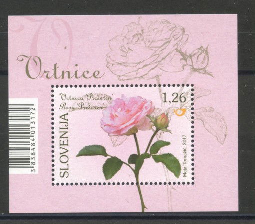 2017 - SLOVENIA - ROSE FOGLIETTO - NUOVO - LOTTO/34664
