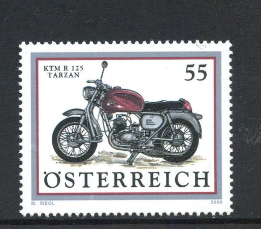 2006 - AUSTRIA - LOTTO/42100 - MOTOCICLETTE - NUOVO
