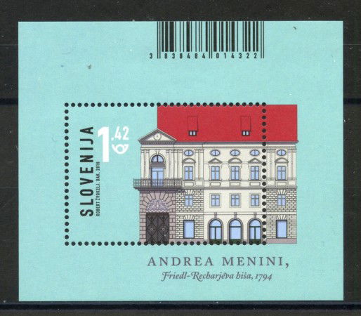 2018 - SLOVENIA - ARCHITETTURA  ANDREA MENINI FOGLIETTO - NUOVO - LOTTO/34687