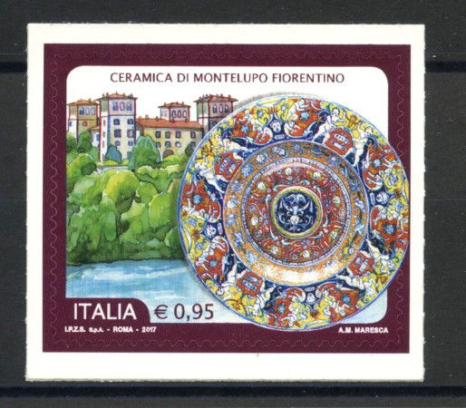 2017 - REPUBBLICA - CERAMICA DI MONTELUPO FIORENTINO - NUOVO - LOTTO/37006