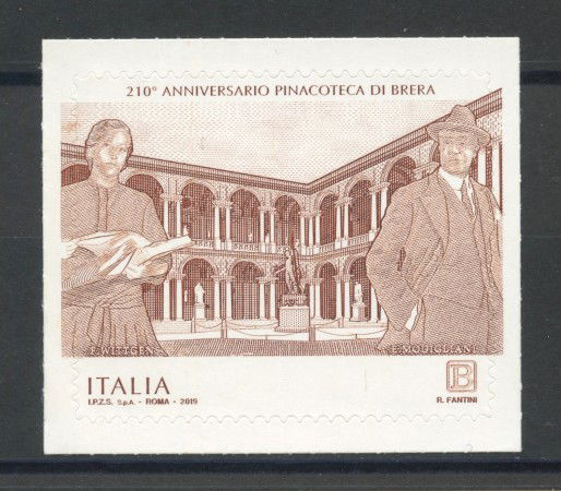 2019 - REPUBBLICA - PINACOTECA DI BRERA - NUOVO - LOTTO/37103
