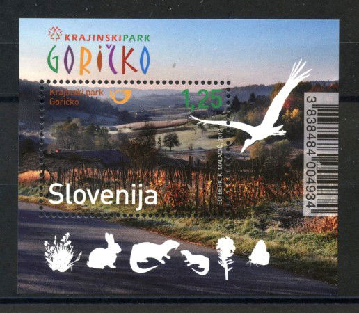 2012 - SLOVENIA - PARCO DI GORICKO  FOGLIETTO - NUOVO - LOTTO/34517