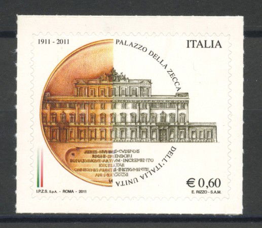 2011 - REPUBBLICA - PALAZZO DELLA ZECCA - NUOVO - LOTTO/37212