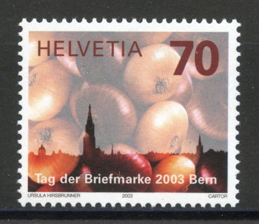 2003 - SVIZZERA - GIORNATA DEL FRANCOBOLLO - NUOVO - LOTTO/37411