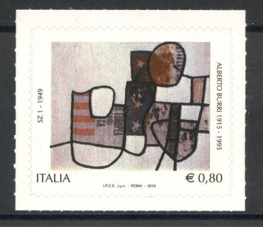 2015 - REPUBBLICA - ALBERTO BURRI - NUOVO - LOTTO/36884