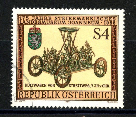 1986 - AUSTRIA - LOTTO/39534 - MUSEO JOANNEUM - USATO