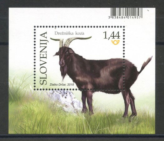 2018 - SLOVENIA - ANIMALI DOMESTICI  FOGLIETTO - NUOVO - LOTTO/34701