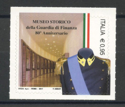2017 - REPUBBLICA - MUSEO GUARDIA DI FINANZA - NUOVO - LOTTO/37025