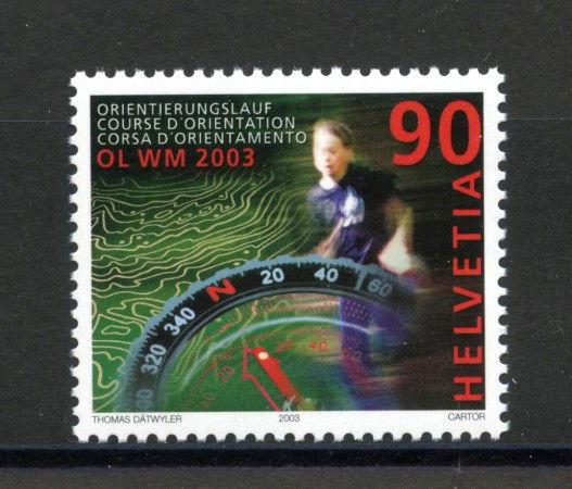 2003 - SVIZZERA - CAMPIONATI DI ORIENTAMENTO - NUOVO - LOTTO/37382
