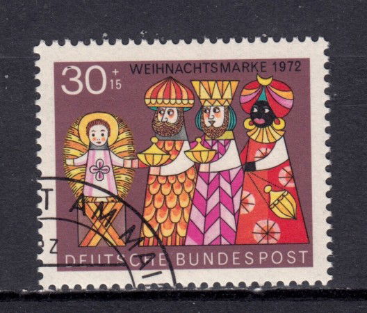 1972 - GERMANIA FEDERALE - NATALE  - USATO - LOTTO/31528U