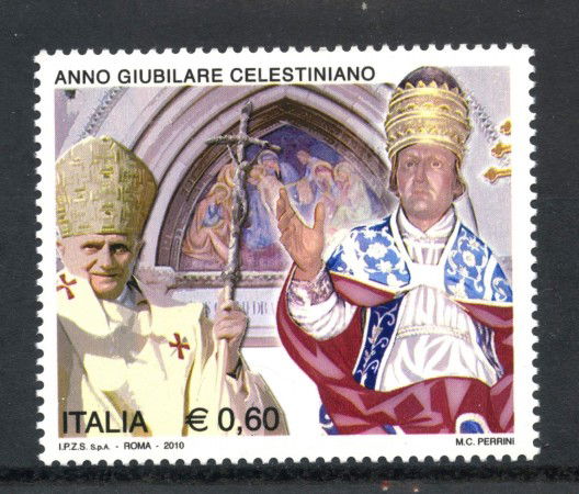 2010 - REPUBBLICA - ANNO CELESTINIANO - NUOVO - LOTTO/30619