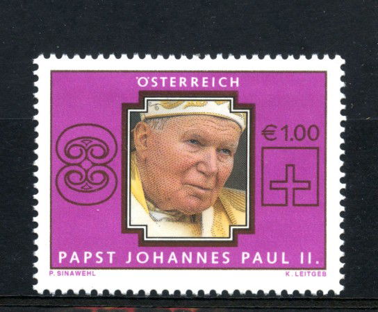 2005 - AUSTRIA - LOTTO/42022 - PAPA GIOVANNI PAOLO II° - NUOVO