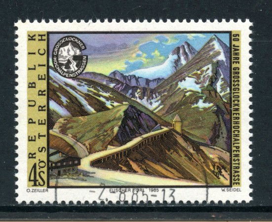 1985 - AUSTRIA - PASSO  DEL GROSSGLOCKNER - USATO - LOTTO/28356