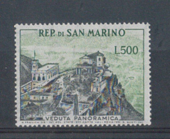 1958 -  LOTTO/5671 - SAN MARINO - 500 LIRE VEDUTA PANORAMICA 1v. NUOVO