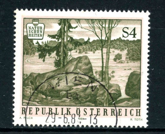 1984 - AUSTRIA - PARCO BLOCKHEIDE EIBENSTEIN - USATO - LOTTO/28326