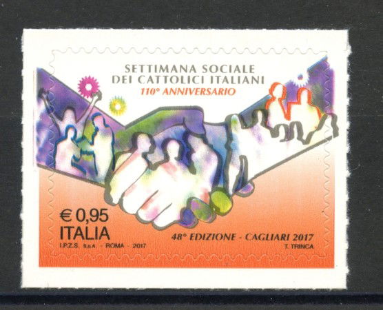 2017 - REPUBBLICA - CATTOLICI ITALIANI - NUOVO - LOTTO/37017
