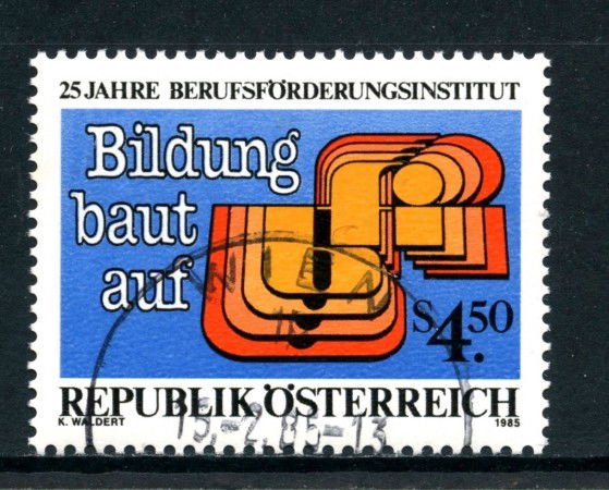 1985 - AUSTRIA - PROGRESSO PROFESSIONALE - USATO - LOTTO/28340