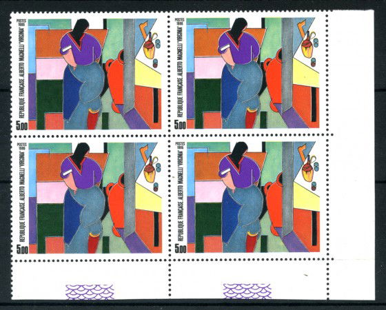 1986 - LOTTO/FRA2419Q - FRANCIA -  QUADRO A. MAGNELLI . QUARTINA