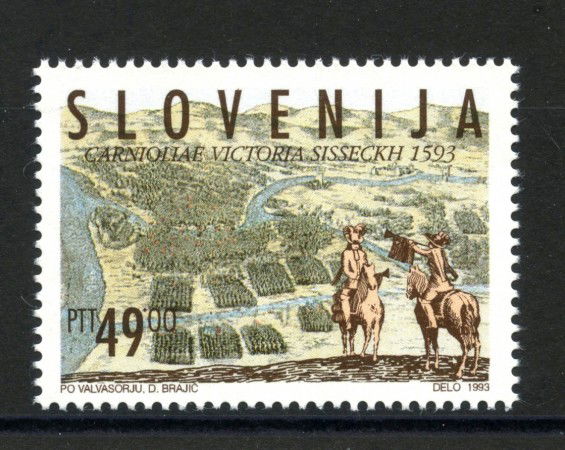 1993 - SLOVENIA - BATTAGLIA DI SISAK - NUOVO - LOTTO/33677