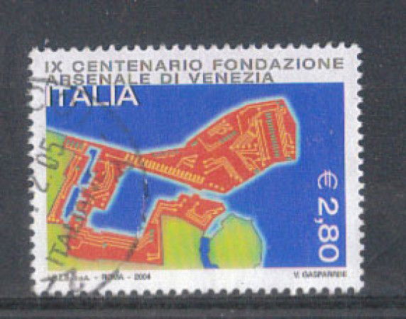 2004 - LOTTO/7486U - REPUBBLICA - ARSENALE DI VENEZIA - USATO