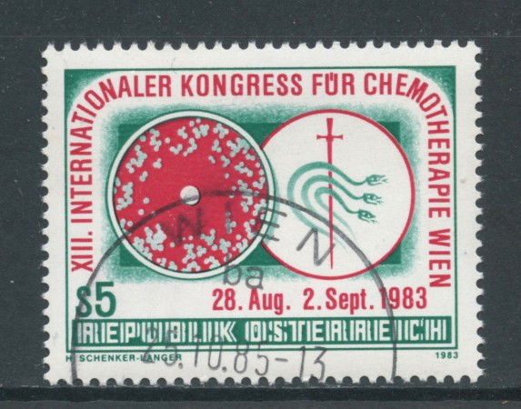 1983 - AUSTRIA - CONGRESSO CHEMIOTERAPIA - USATO - LOTTO/28304