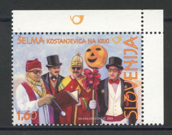 2009 - SLOVENIA - FOLCLORE CARNEVALE - NUOVO - LOTTO/34398