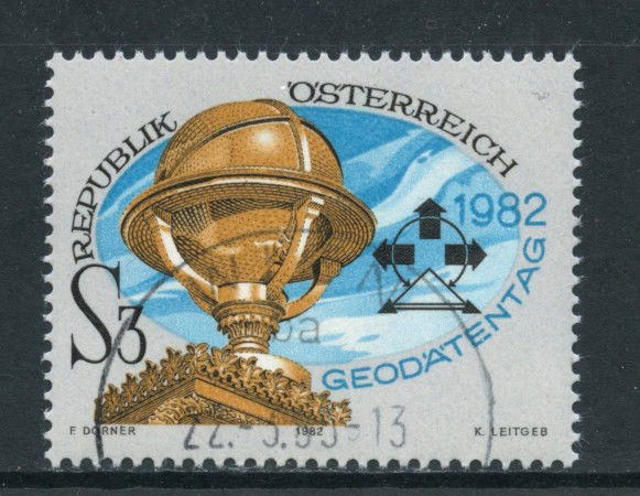 1982 - AUSTRIA - GEODESIA - USATO - LOTTO/28260