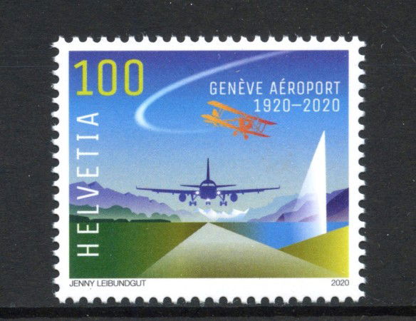 2020 - SVIZZERA - LOTTO/42180 - AEROPORTO DI GINEVRA - NUOVO