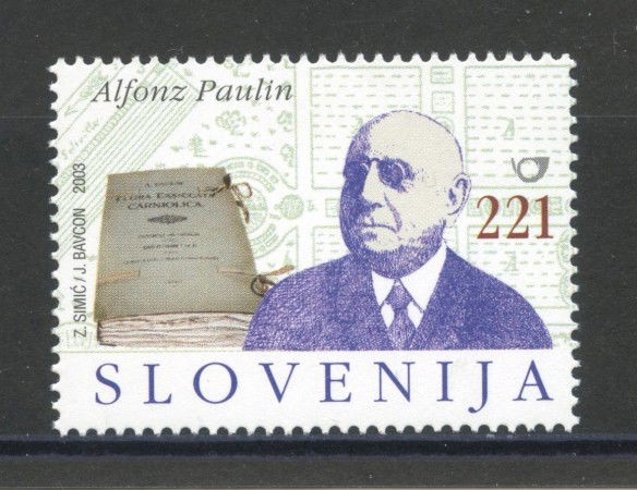 2003 - SLOVENIA - ALFONZ PAULIN - NUOVO - LOTTO/34185