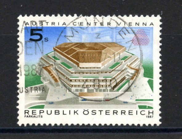 1987 - AUSTRIA - LOTTO/39538 - AUSTRIA CENTER VIENNA - USATO