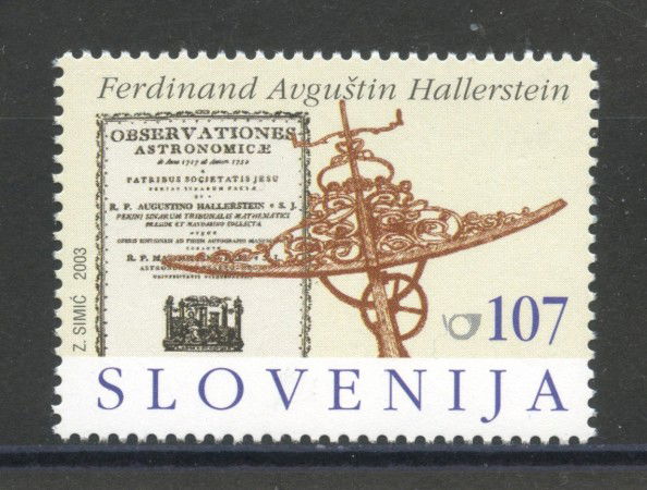2003 - SLOVENIA - AUGUSTIN VON HALLERSTEIN - NUOVO - LOTTO/34184