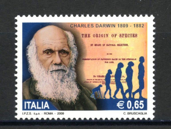 2009 - REPUBBLICA - CHARLES DARWIN - NUOVO - LOTTO/37253