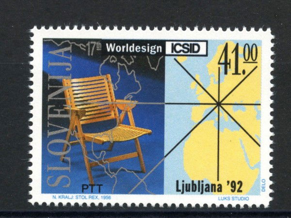 1992 - SLOVENIA - CONGRESSO MONDIALE DEL DESIGN - NUOVO - - LOTTO/33653