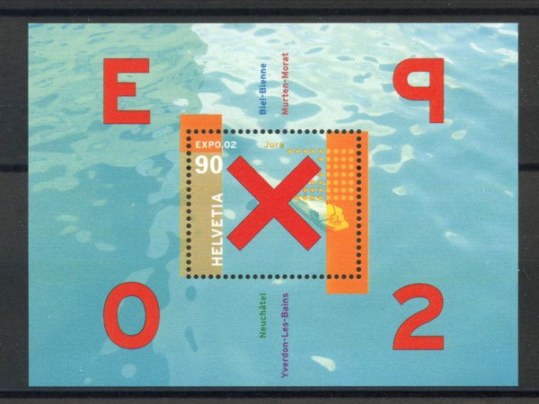 2002 - SVIZZERA - EXPO INTERNAZIONALE  -  FOGLIETTO NUOVO - LOTTO/37366