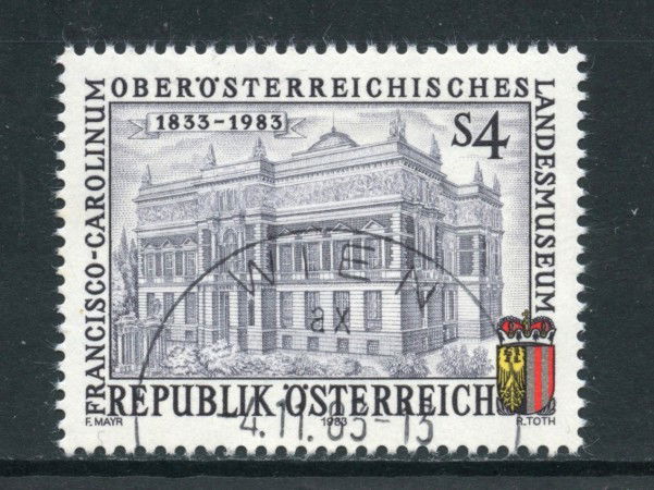 1983 - AUSTRIA - MUSEO REGIONALE ALTA AUSTRIA - USATO - LOTTO/28311