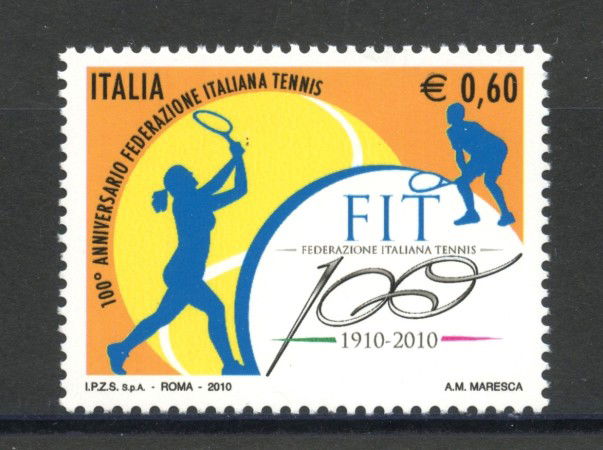 2010 - REPUBBLICA - FEDERAZIONE TENNIS - NUOVO - LOTTO/37244