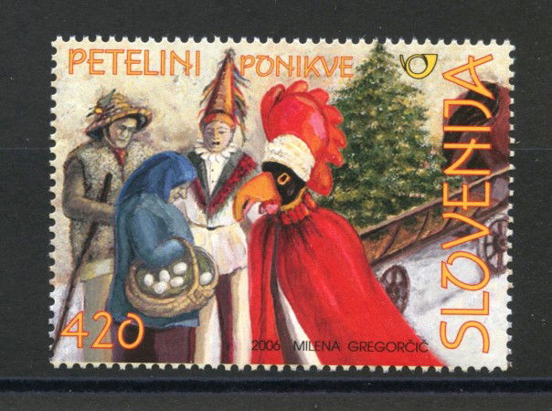 2006 - SLOVENIA - FOLCLORE CARNEVALE - NUOVO - LOTTO/34302