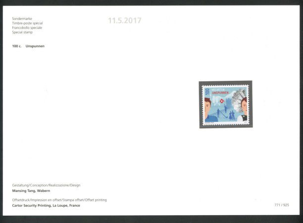 2017 - SVIZZERA - LOTTO /39708F - FESTIVAL TRADIZIONALE - NUOVO FOLDER