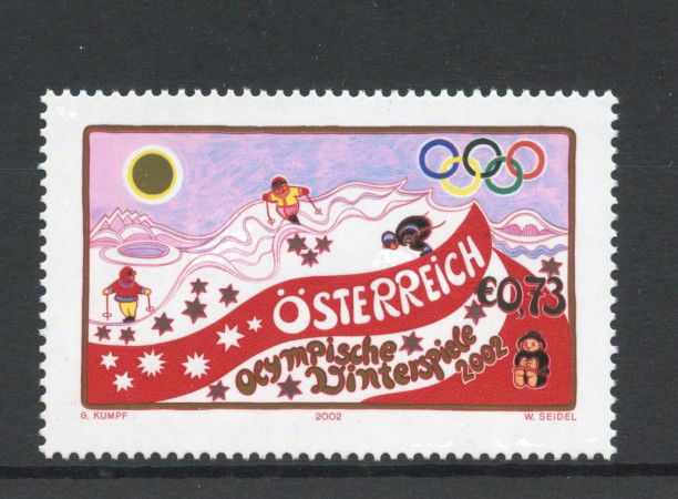 2002 - AUSTRIA - LOTTO/41930 - OLIMPIADI INVERNALI - NUOVO