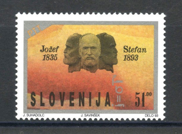 1993 - SLOVENIA - JOZEF  STEFAN FISICO - NUOVO - LOTTO/33667