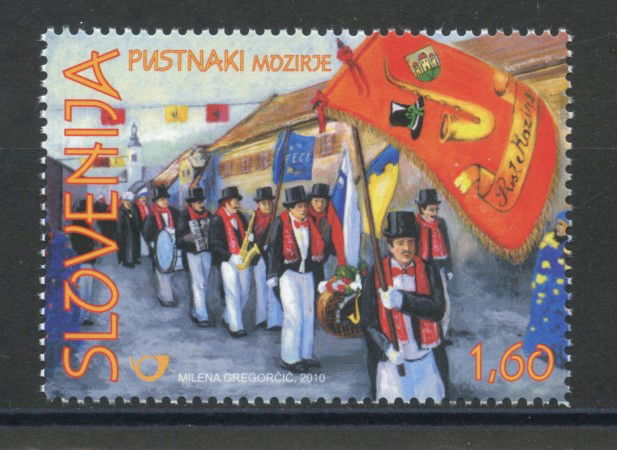 2010 - SLOVENIA - FOLCLORE CARNEVALE - NUOVO - LOTTO/34432