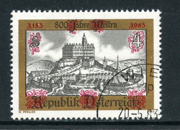 1983 - AUSTRIA - CITTA' DI  WEITRA - USATO - LOTTO/28296