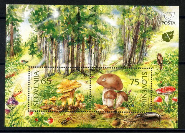 1996 - SLOVENIA - FUNGHI - FOGLIETTO NUOVO - LOTTO/33905